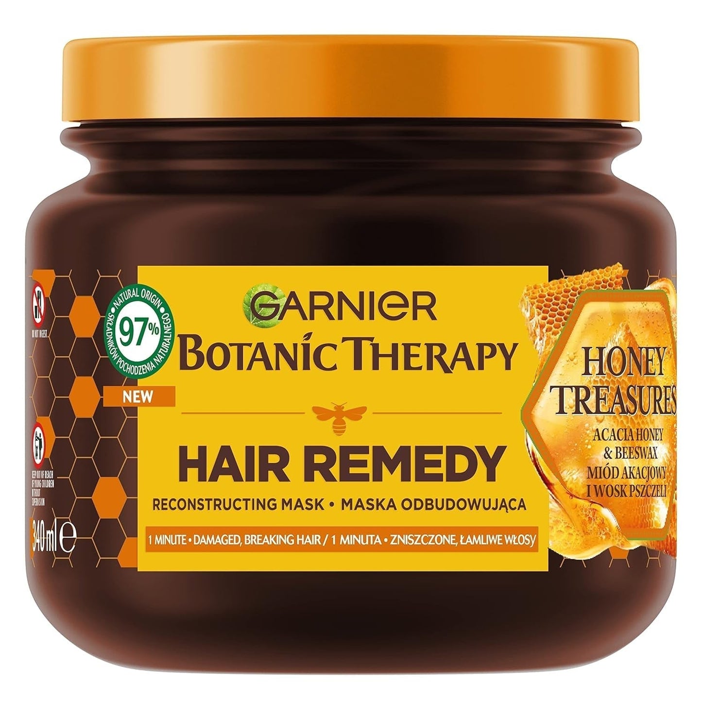 Garnier Botanic Therapy Honey Treasures Haarmasker 340ml Naty Shop Haarmasker Standaard titel