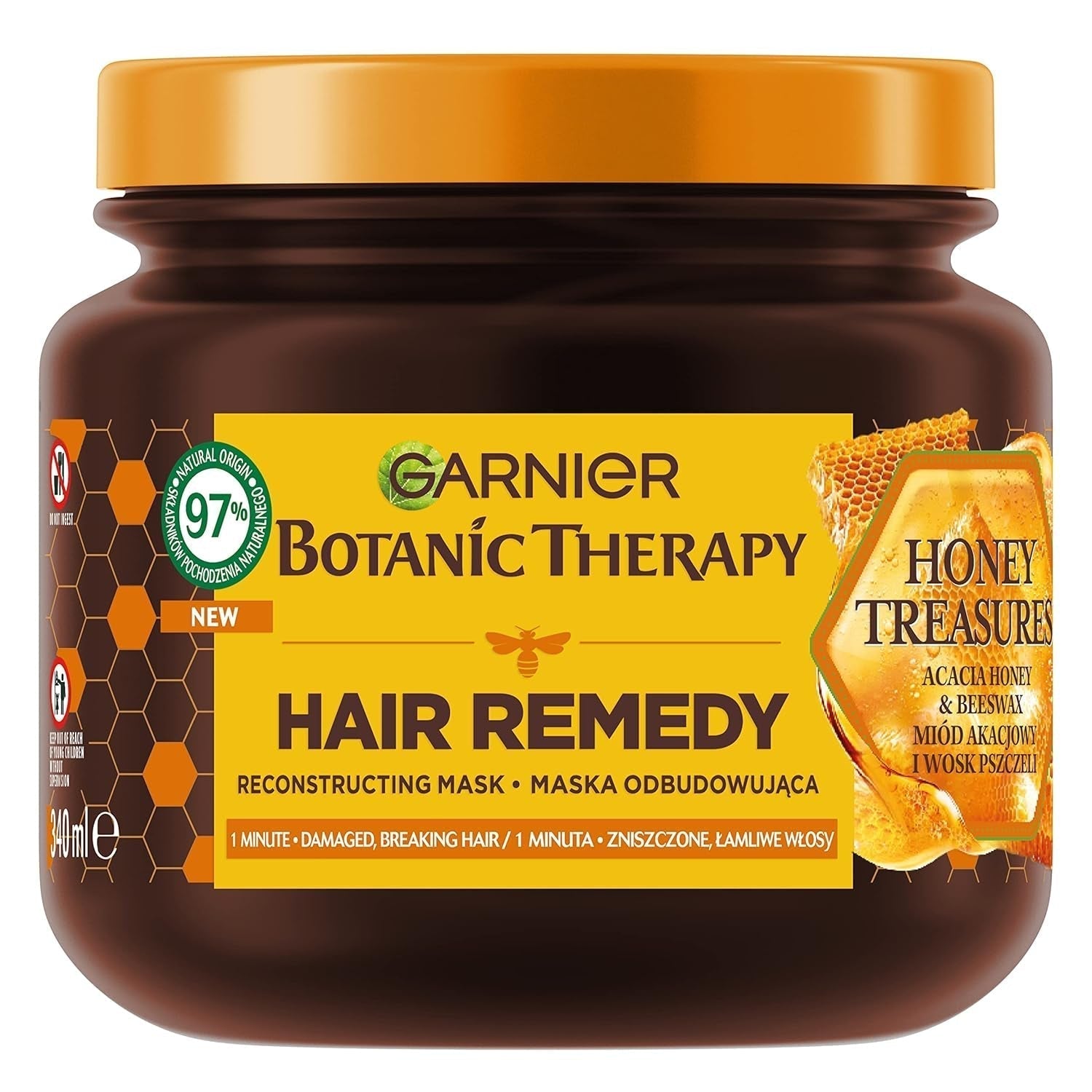 Garnier Botanic Therapy Honey Treasures Haarmasker 340ml Naty Shop Haarmasker Standaard titel