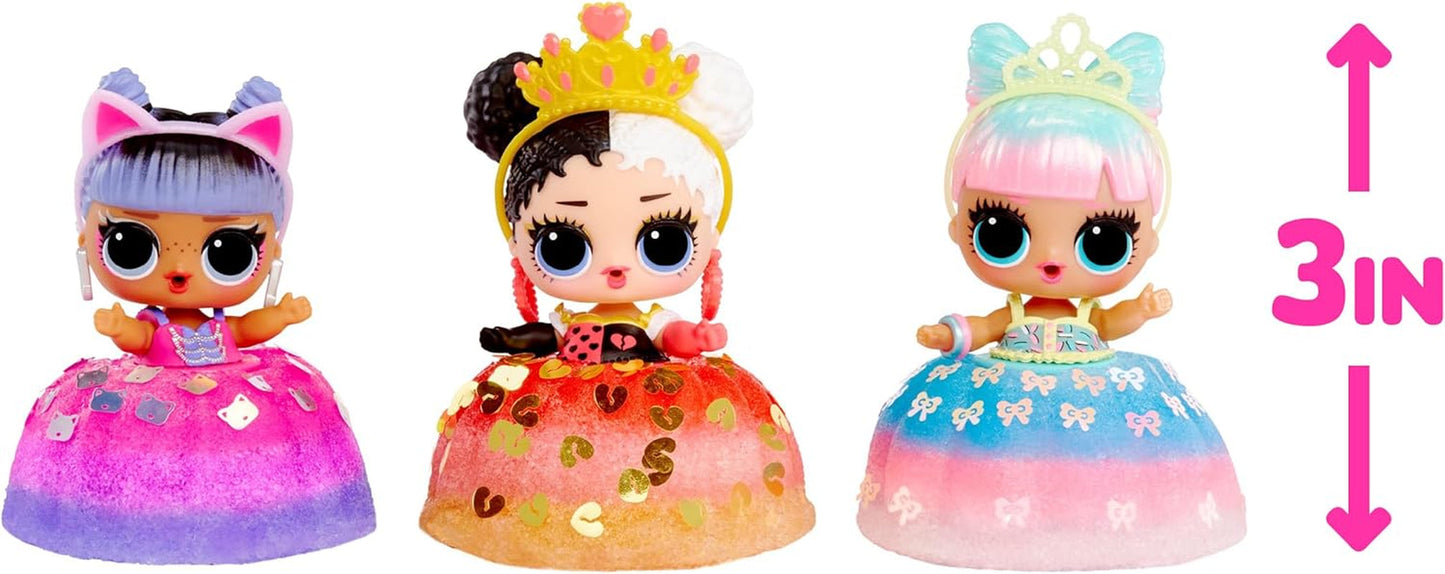 L.O.L. Verrassing! Mix & Make Birthday Cake Tots - Met verzamelpop, DIY-taartjurk, "bakken" en versieren van de taart, ingrediënten en glitterhagelslag - Pop met taartjurk - Ideaal voor meisjes vanaf 3 jaar Naty Shop Dolls