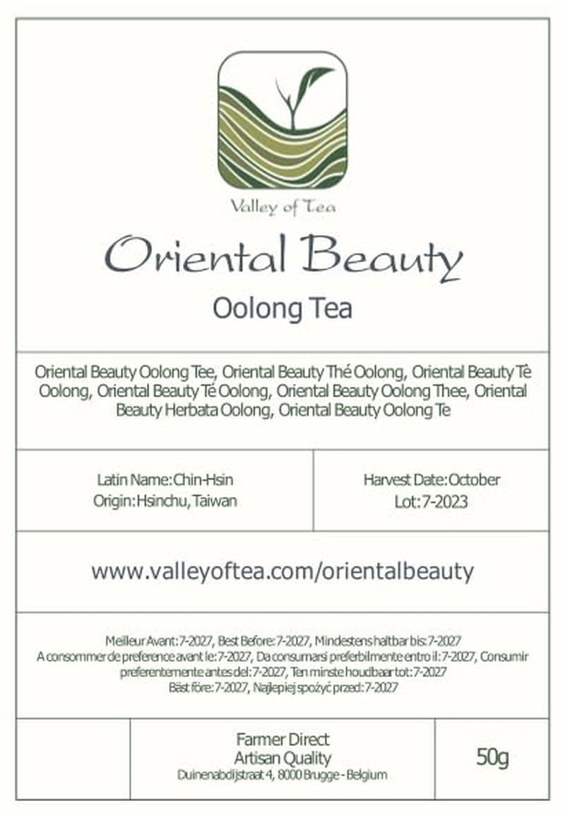 Oriental Beauty Taiwan Oolong thee - Dongfang Meiren Taiwanese thee - Wu Long White Tips of Blue Tea Wu Long Tea Oosterse blauwe thee Blauwe thee Olong thee Olong thee Biologische Oolong thee Olong thee