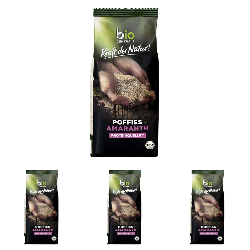 Biocentrale amarant soesjes | 125 gram | veganistisch | kleine geëxpandeerde amarantkorrels | eiwitbron | voor muesli, yoghurt en kleurrijke ontbijtkommen