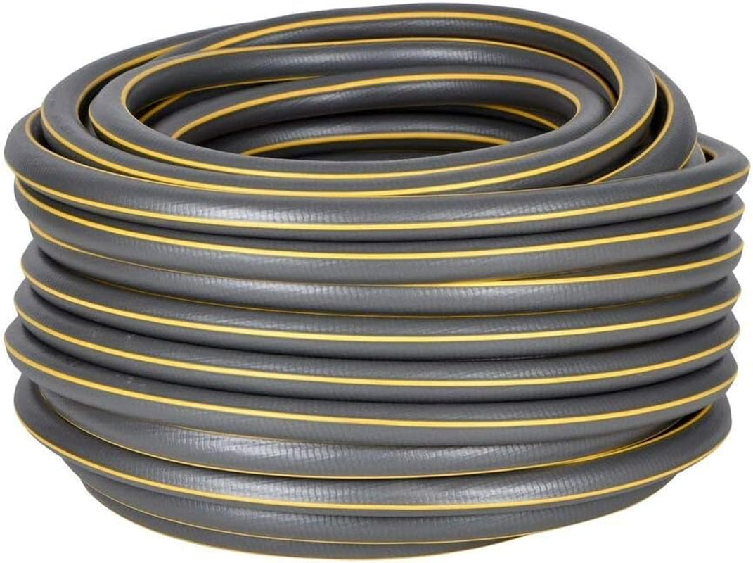 HOZELOCK - Tuinslang Ultramax Ø 12,5 mm (1/2") 15 m: Robuuste, weerbestendige tuinslang, voorkomt draaien, buigen en pletten, gemaakt van 40% gerecycled PVC [116240], Grijs
