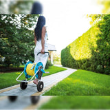 CELLFAST Tuinslangwagen 2 Wielslanghaspel Corrosiebestendig Tuinslanghaspel Voorkomt Slangbuigen 1/2" 45m Aluplus