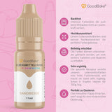 Goodbake Pastelzandbeige kleurstof (11 ml) - Hoge dosis kleurstof - Voor het kleuren van taarten, fondant, botercrème, macarons, drankjes, slijm en vele andere artikelen. 100% veganistisch