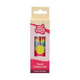 Funcakes Lime Green Gel voedingskleurstof: Hooggeconcentreerde voedingskleurstof voor deeg, room, fondant en marsepein. Gemakkelijk doseren. Eén druppel om levendige kleuren te creëren. Halal. 30 gram