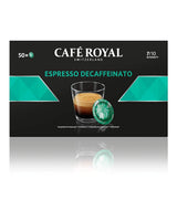 Espresso Forte 50 Pads voor professionele Nespresso Machine - 7/10 Intensiteit - UTZ-zertifiziert & Espresso Decaffeinato 50 Pads voor professionele Nespresso Machine - 7/10 Intensiteit