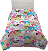 Franco Squishmallows beddengoed, zachte microvezel, voor tweepersoonsbedden Naty Shop dekbedden en dekbedden Twin Top
