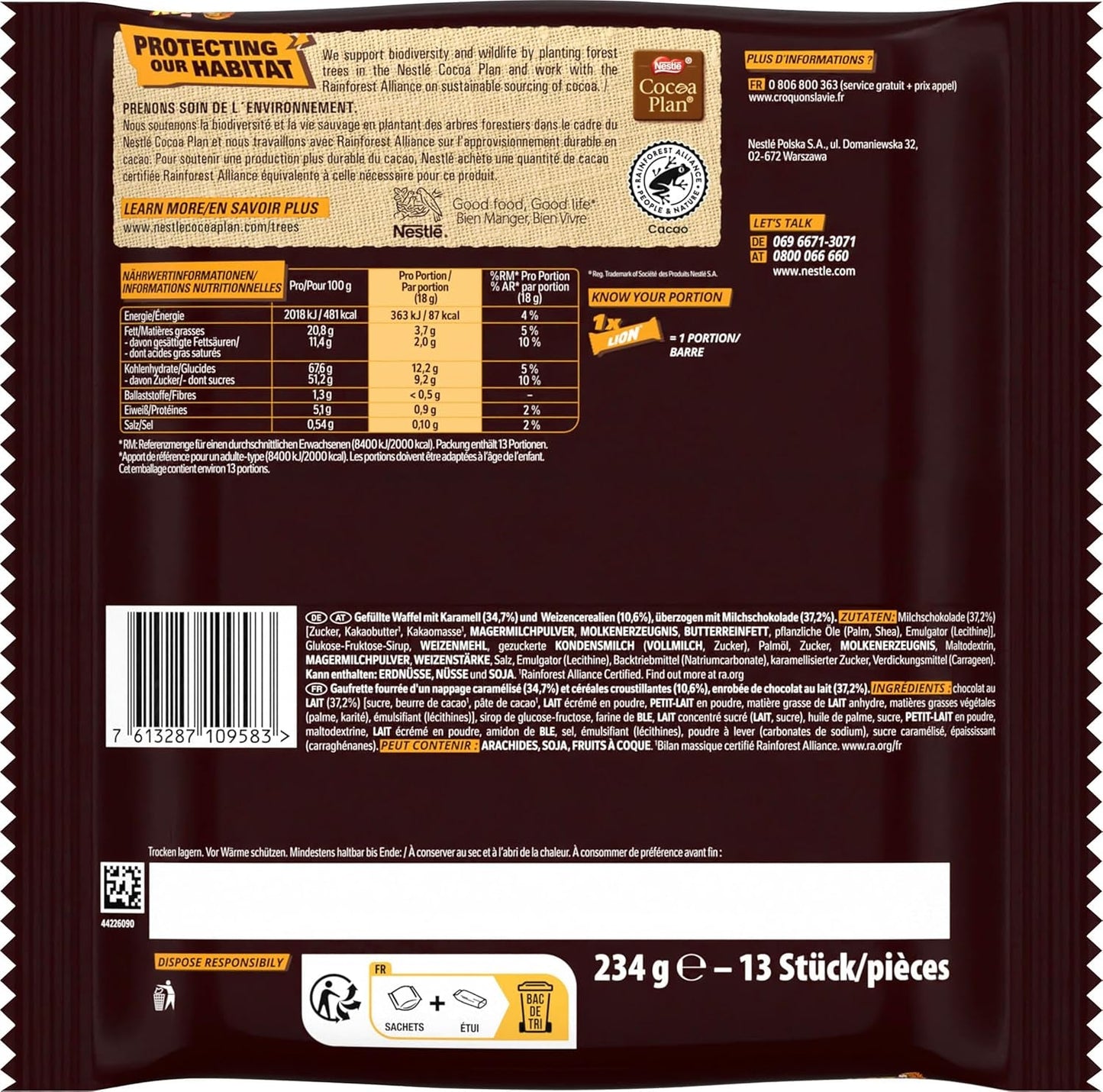 Leeuw Mini 2-pack (1x234g)