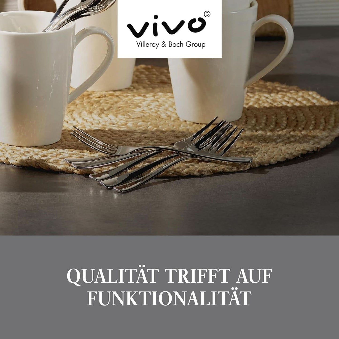 Vivo van Villeroy & Boch - Voice Basic bestekset 30-delig voor 6 personen Naty Shop