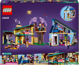 LEGO Friends Familiehuis Olly en Paisley, poppenhuis met figuren en accessoires, huis met twee verdiepingen en boomhut, creatief cadeau voor meisjes en jongens 7+ 42620 bouwsets Besuche in LEGO-Store