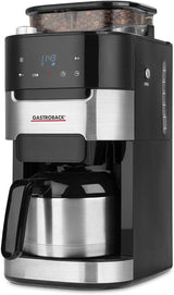 GASTROBACK Grind & Brew Pro thermische espressomachine, zilver, zwart
