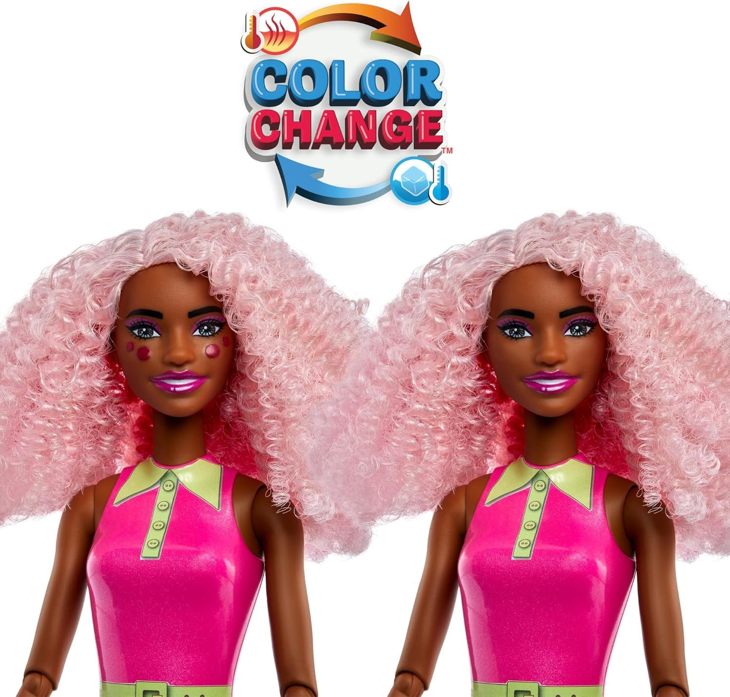 Barbie Pop Reveal Bubble Tea pop en accessoires, geurende Berry Bliss modepop met huisdier, 8 verrassingen, inclusief kleurwisselaar, opbergbeker, HTJ20