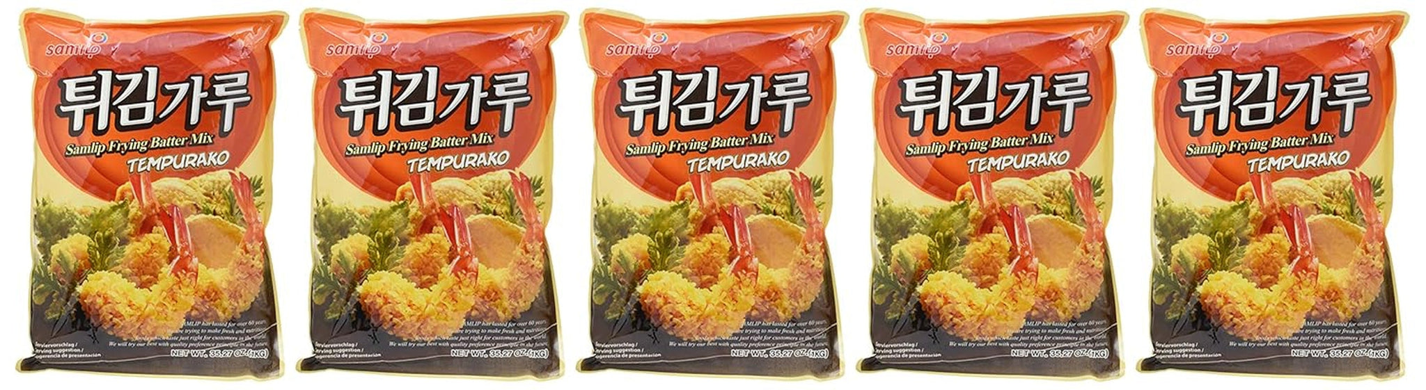 Backmischung Für Tempura Gerichte, 5Er Pack (5 X 1 Kg) Mengsel voor bakken en koken Naty Shop