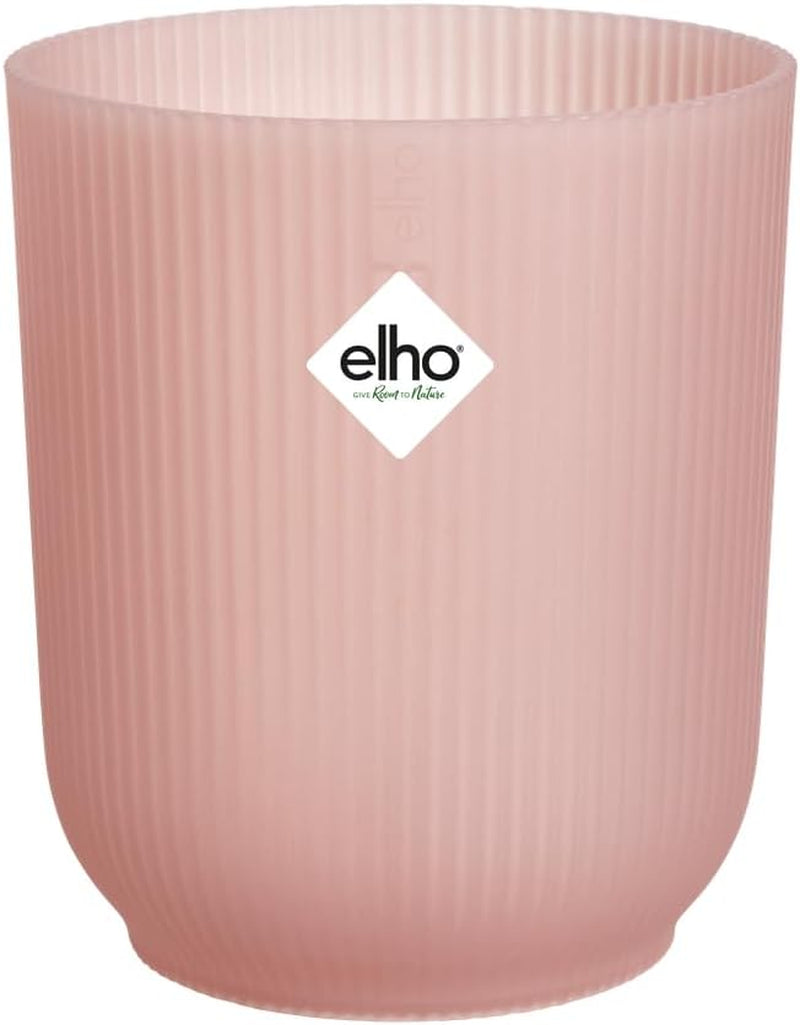 elho Vibes Fold Orchid Hoog 12,5cm - Orchideeënpotten voor binnen - Bloempotten voor binnen - 100% gerecycled plastic - Wit/Zijdewit