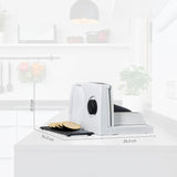 Ritter Markant 05 Multifunctionele opvouwbare elektrische broodsnijmachine en snijmachine met Eco-motor Made in Germany Versnipperaars en snijmachines Naty Shop