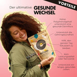 EXHALE Bio GANZE BOHNEN – Dunkel Gerösteter Kaffee – 450g Packung – Mykotoxinfrei & Geeignet für Bulletproof Coffee – Single Origin en 100% Arabica Bohnen
