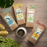 ORIGEENS BIO MATE TEA GIFT SET X4 I Yerba Mate Bio 4X80G I Yerba Mate theeservies, cadeau-idee