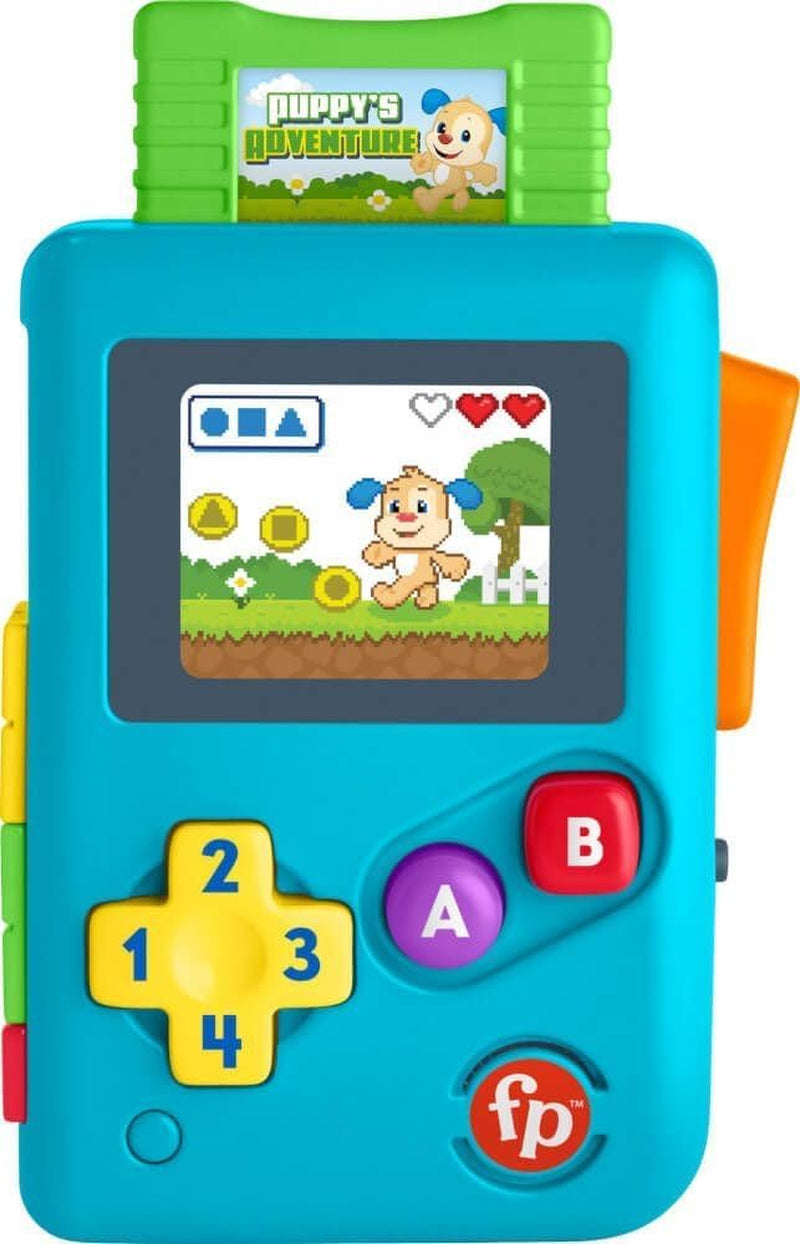 Fisher-Price HBC86 - Leerplezier Lil' Gamer, muzikaal leer- en activiteitenspeelgoed, Duitse versie, voor baby's en peuters van 6 tot 36 maanden Babyspeelgoed Naty Shop