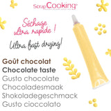 Scrapcooking - Pastelgele suikerpen - Gele schrijfsuiker 25g - Decoratieve eetbare suikerpen - Schrijven en tekenen - Etikettering van fondant, glazuur, cakes - 6804