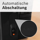 Bosch MyMoment TKA2M113 Filter-espressomachine, glazen karaf van 1,25 liter, 10-15 kopjes, warmhoudfunctie van 40 minuten, antidruppelsysteem, roterende filterhouder, afneembaar waterreservoir, 1200 watt, matzwart