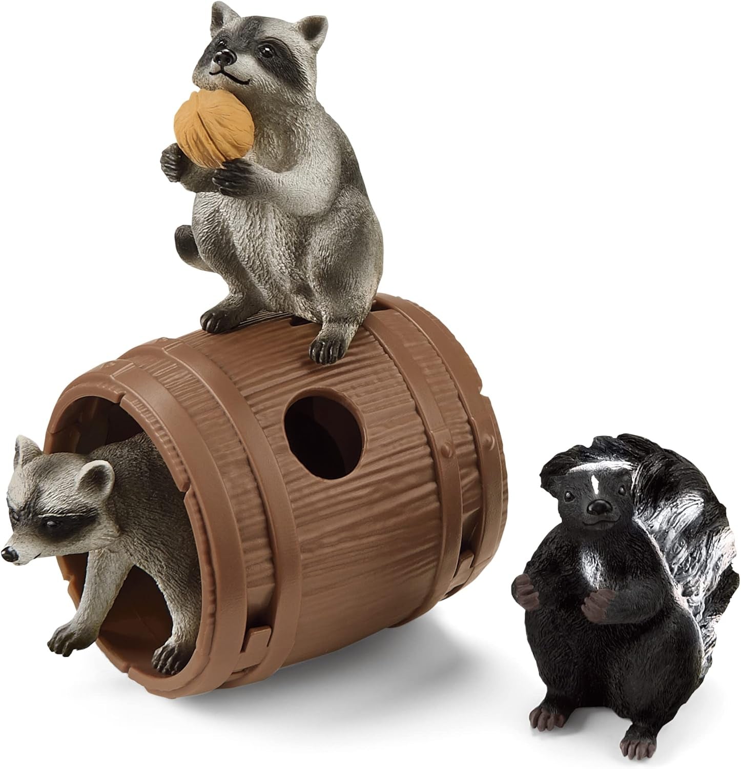 Schleich 42532 Plezier rond de noot, Vanaf 3 jaar, WILD LIFE - Speelset, 6 stuks Actiefiguren Naty Shop