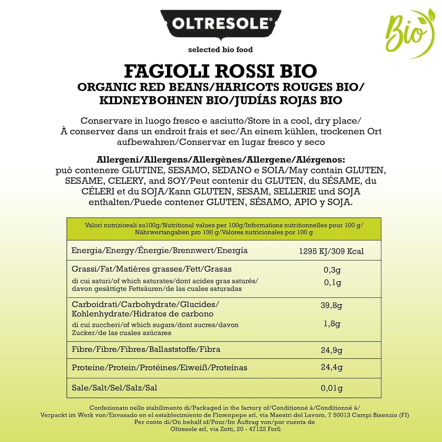 Biologische rode bonen 1 kg, gedroogde biologische peulvruchten uit gecontroleerde gewassen, rijk aan eiwitten en mineralen, ideaal voor caloriearme, veganistische en vegetarische diëten
