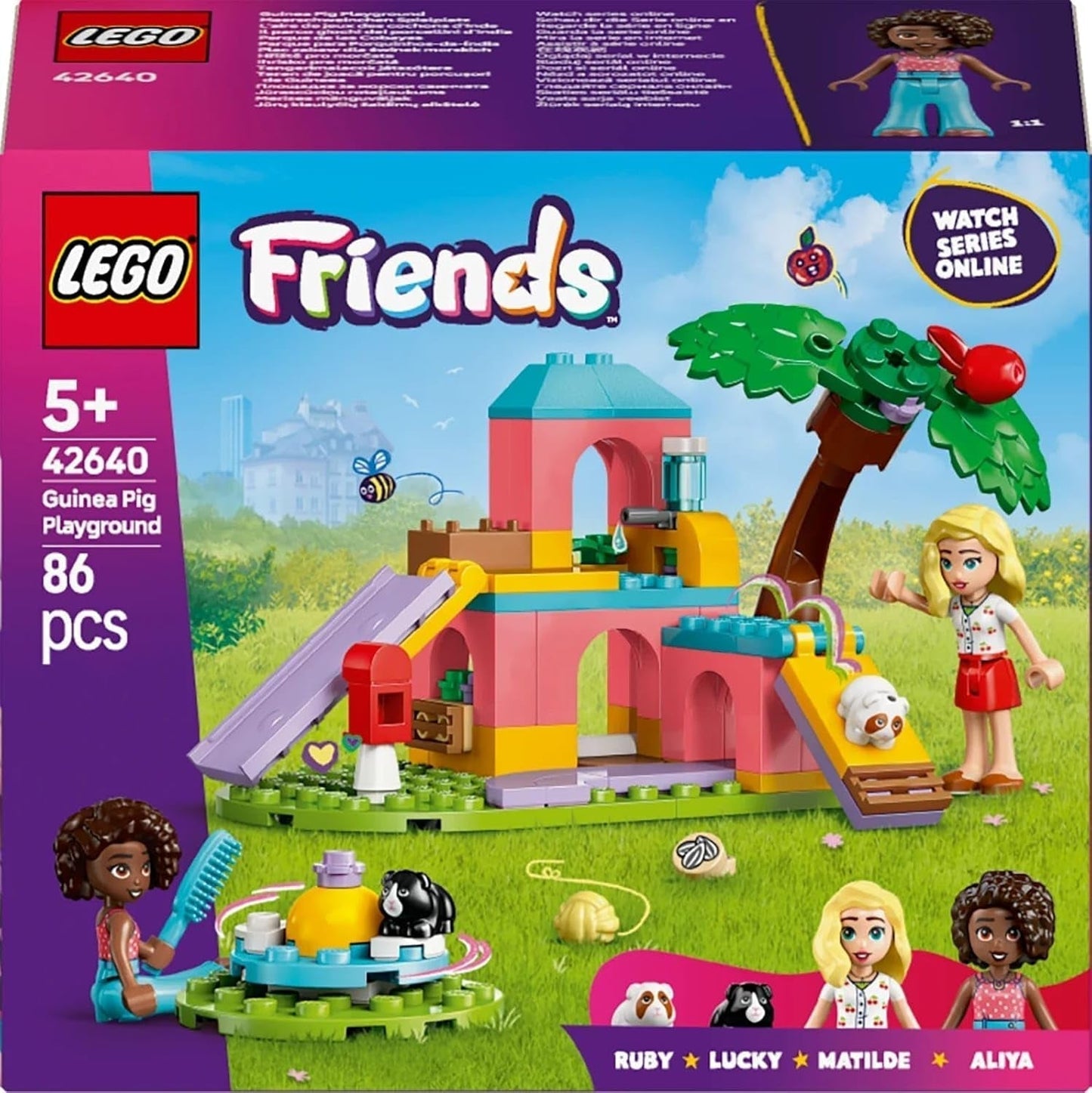 LEGO Friends Caviaspeeltuinbouw- en fantasiespelset met 2 minifiguren en 2 dierenspeelgoed voor meisjes 5+ dierenset 42640 Bouwsets Besuche in LEGO-Store