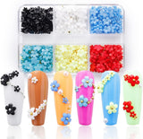 3D bloemnagels, 6 rasters, bloemnagelbedels, acryl nagelsteentjes, nagelaccessoires, DIY lente nageldecoraties