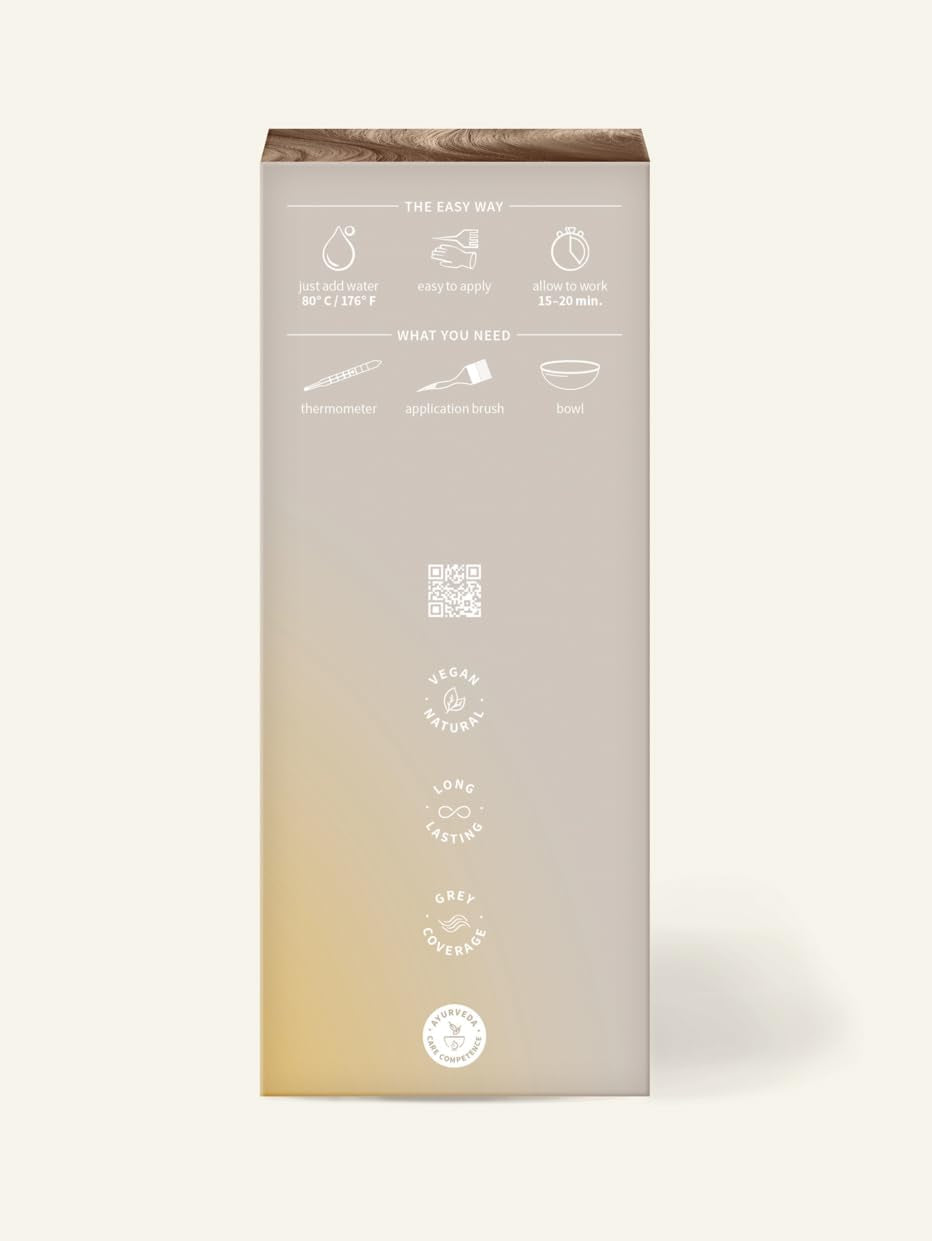 khadi BERLIN BLOND plantaardige haarverf - verft het haar in een koele grijsblonde tint - natuurlijke haarverf 100% plantaardig, natuurlijk en vegan - 100g Haarverf Naty Shop