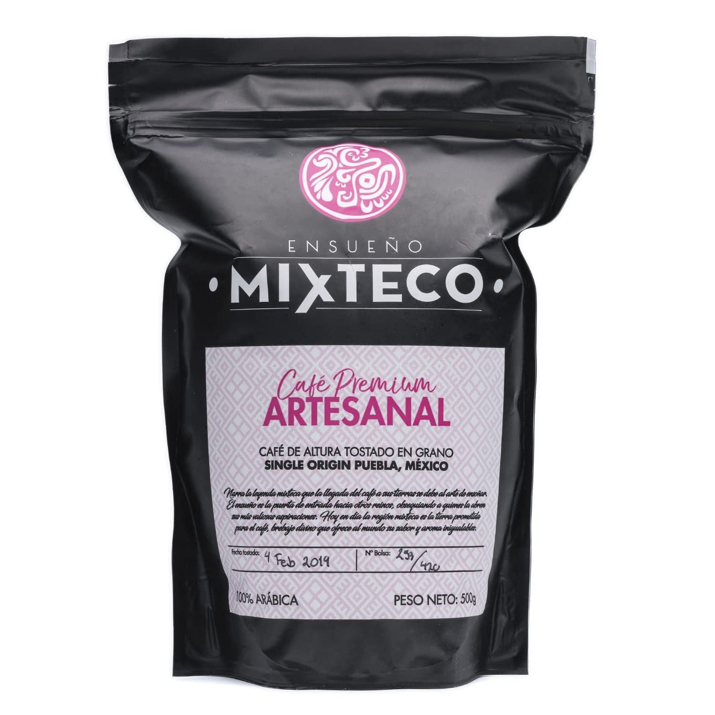 Geroosterde Arabica koffiebonen | 500 g met hints van cacao en amandelen | Van een traditionele koffiebrander | Delicate smaak