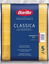 Barilla Durum Tarwe Spaghetti Pasta Nr. 5 – Pak van 1 (1x5kg)