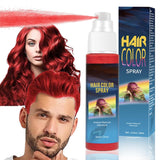 Haarlak Kleur - 30ml Tijdelijke Groene Haarkleur Spray, Natuurlijke Haarverf Tijdelijke Haarkleur Spray, Wasbare Haarverf voor Feest Cosplay Halloween (Groen) Haarverf Naty Shop Rood