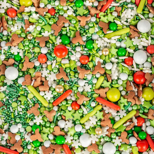 Super Streusel Hohoho Hagelslag Kerst - Feestelijke decoratie voor heerlijke taarten 90 g