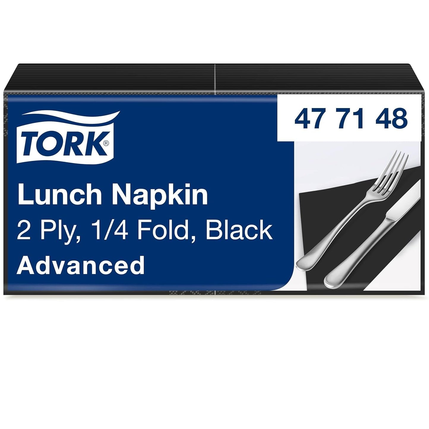 Tork 477840 Lime lunchservetten / 2-laags servetten voor kleine maaltijden of snacks / geavanceerde kwaliteit / 10 X 200 (2000) papieren servetten / 32,6 X 33 cm (L X B) / 1/4 vouw