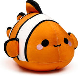 Puckator Swapseazzz Adoramals oceaan anemoonvis 2-in-1 reiskussen en knuffel Reiskussens Naty Shop