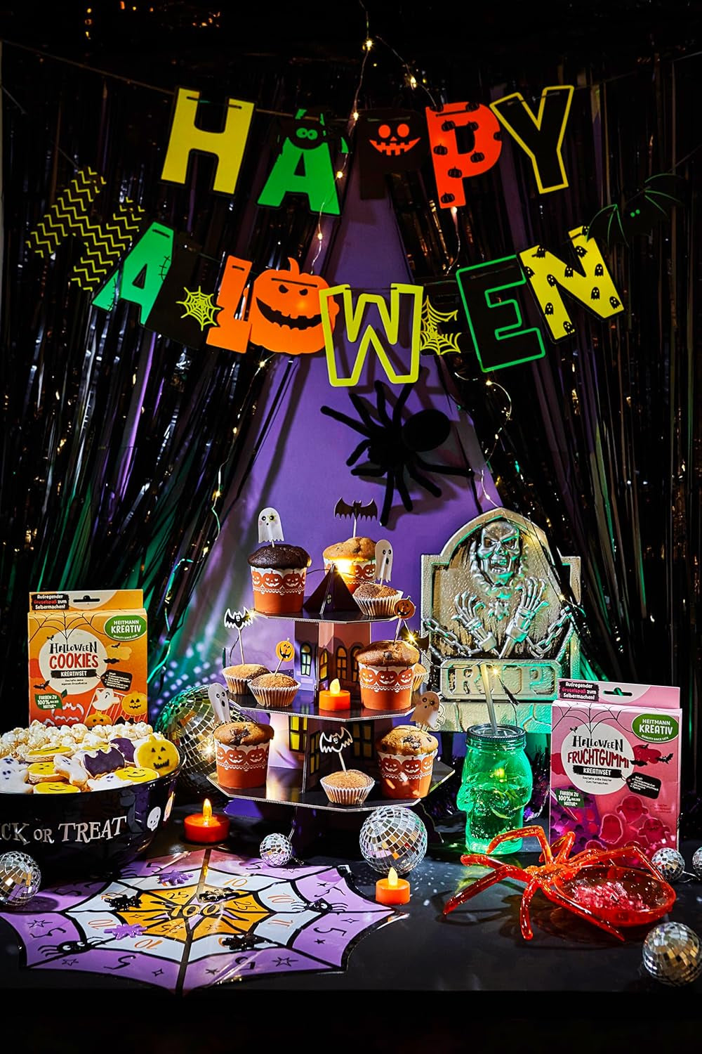 HEITMANN KREATIV Halloween-fruitkauwgomvervangingsset - Frambozensmaak