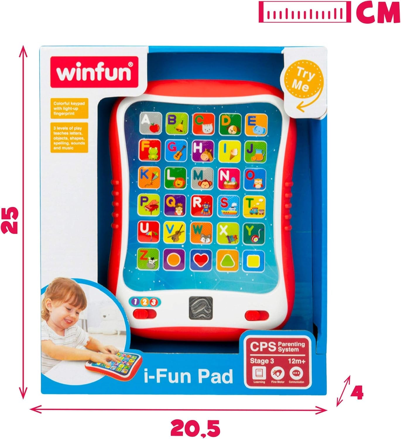 winfun ColorBaby 44256 Leerbakje met licht en geluid Babyspeelgoed Naty Shop