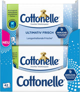 Vochtige doekjes, Ultimate Fresh, 12 x 42 doekjes, Deodycylx-technologie, huidvriendelijk, alcohol- en kleurstofvrij, gevoelig, biologisch afbreekbaar