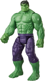 Hasbro E74755L2 Marvel Avengers Titan Hero Series Blast Gear Deluxe Hulk-actiefiguur 30 cm groot, op Marvel Comics geïnspireerd speelgoed voor kinderen vanaf 4 jaar Actiefiguren Naty Shop Standaardtitel