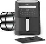 Tefal Easy Fry Max EY2458, 5 liter, Heteluchtfriteuse, 10 automatische kookprogramma's, digitaal touchscreen Apparaten Naty Shop Zwart Enkel - Zonder venster 6,5L