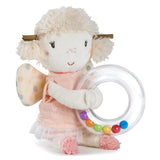 Fehn octopus speelgoed ringbel - rammelaar, piep, voel motoriek speelgoed - knuffel voor baby's met zachte stof - speelgoed voor baby's en peuters vanaf 0+ maanden Babyspeelgoed Naty Shop Fairy