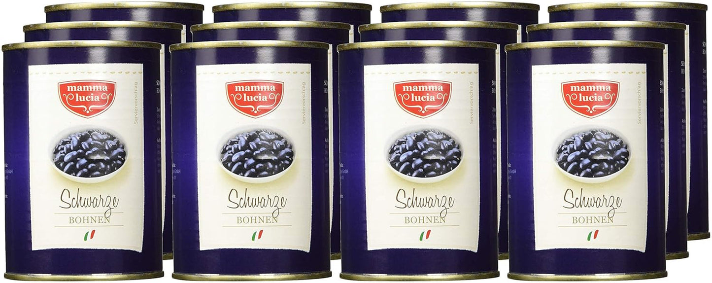 Zwarte bonen, verpakking van 12 (12 x 425 ml)