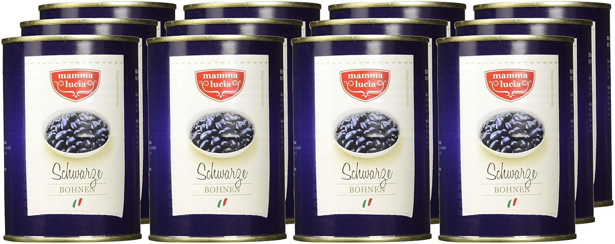 Zwarte bonen, verpakking van 12 (12 x 425 ml)