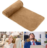 Chaise Lounge Nekkussen Hoofdkussen Pluche Verstelbaar Kussen Nekrol Antislip Fleece Sofa Nek Hoofdsteun Kussen voor Reizen Thuis Chaise Lounge Sofa Fauteuil (Zwart)