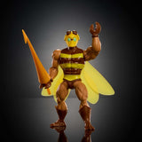 Masters of the Universe Origins Action Figure Buzz-Off uit de tekenfilmcollectie, ongeveer 14 cm groot, uit de tv uit de jaren 80, Bee Leader met vleugels en bril met speer, JBM88 Actiefiguren Naty Shop