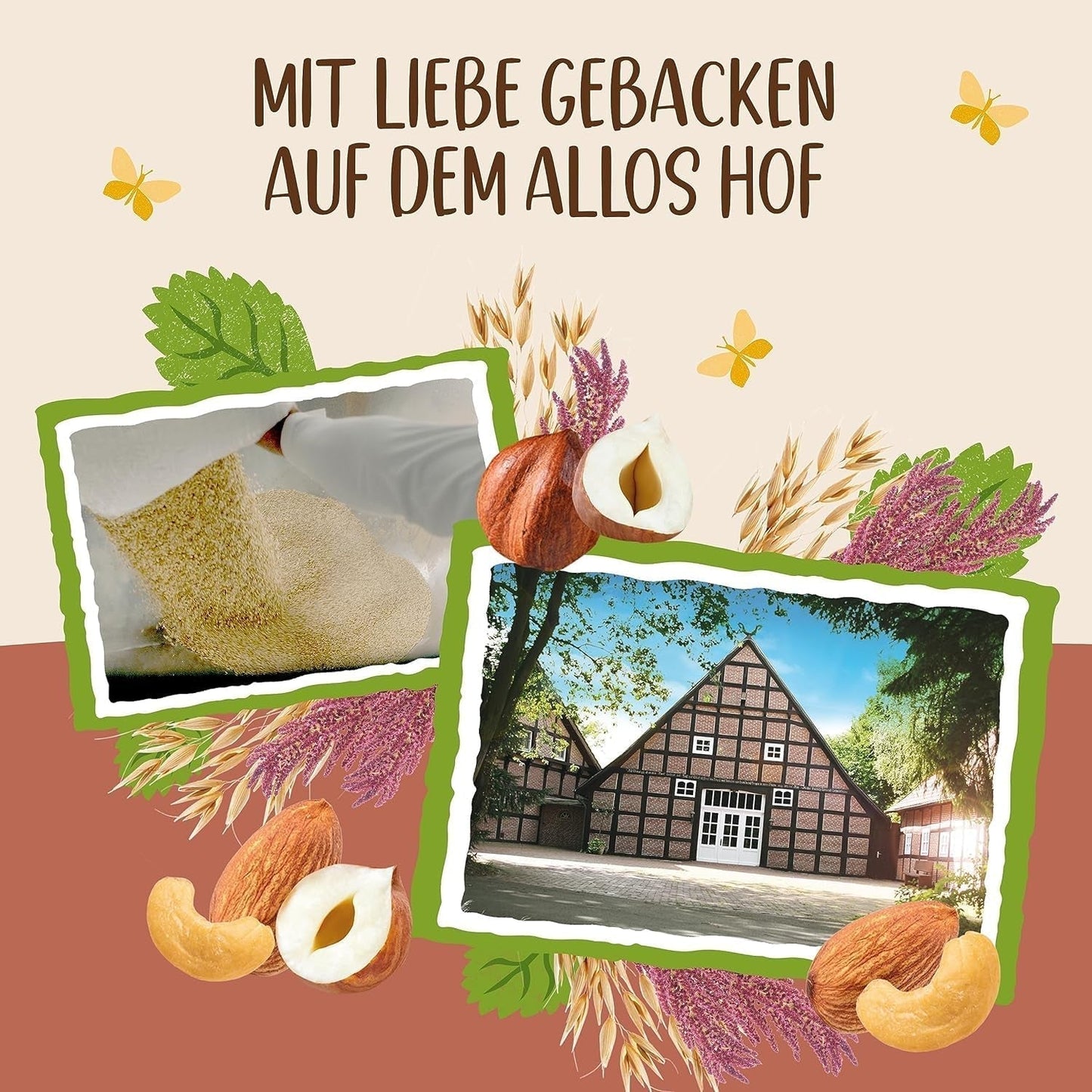 ALLOS Amarant Crunchy Nobleuss | Biologische muesli Notenhaver Granen voor de kleine Cereal Naty Shop