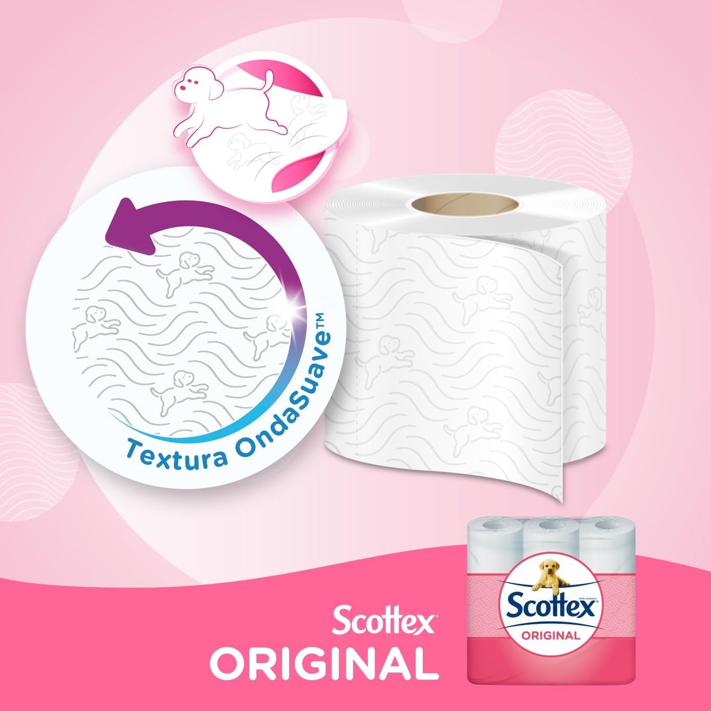 Toiletpapier Origineel, 128 witte rollen