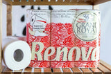 Renova Grand Royal toiletpapier, 18 Premium XXL rollen, 4 lagen, zacht en duurzaam