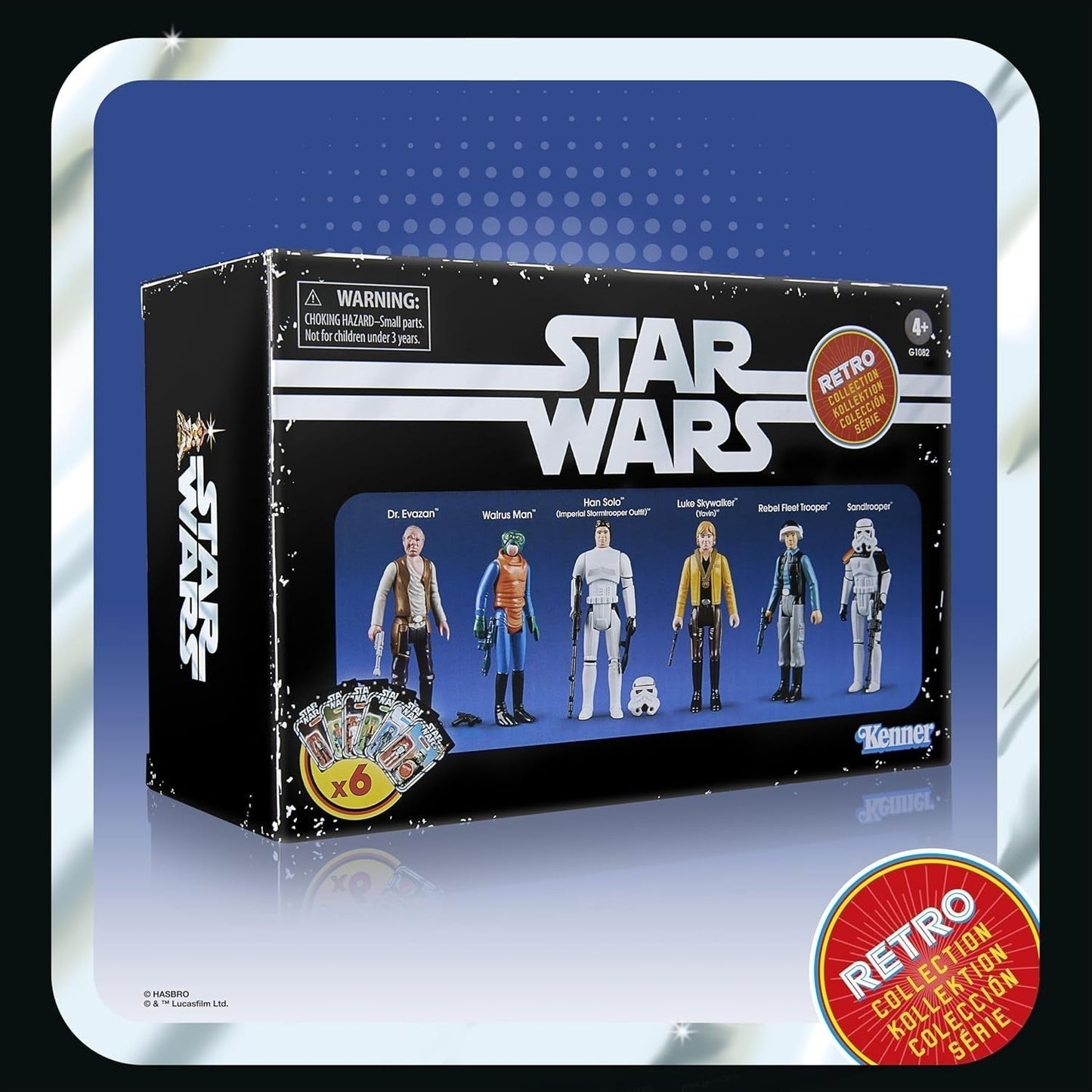 Star Wars Retro Collectie Star Wars: A New Hope Multipack 6 actiefiguren 9,5 cm actiefiguren Naty Shop