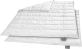 Traumnacht Groen beddengoedset - All Seasons-dekbed 135x200 cm + kussen 80x80 cm, duurzaam met microvezelhoes, geproduceerd volgens Duitse kwaliteitsnorm Dekbedden en quilts Naty Shop winterdekenset (set van 2) 135 x 200